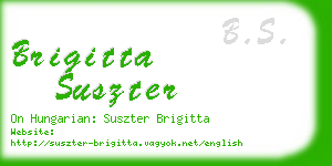 brigitta suszter business card
